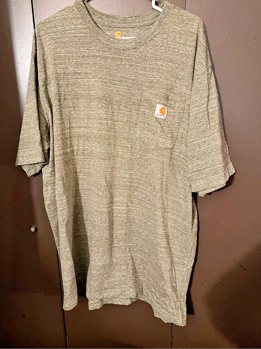 Carhartt K87 Workwear Pocket Short Sleeve T-Shirt Green XL